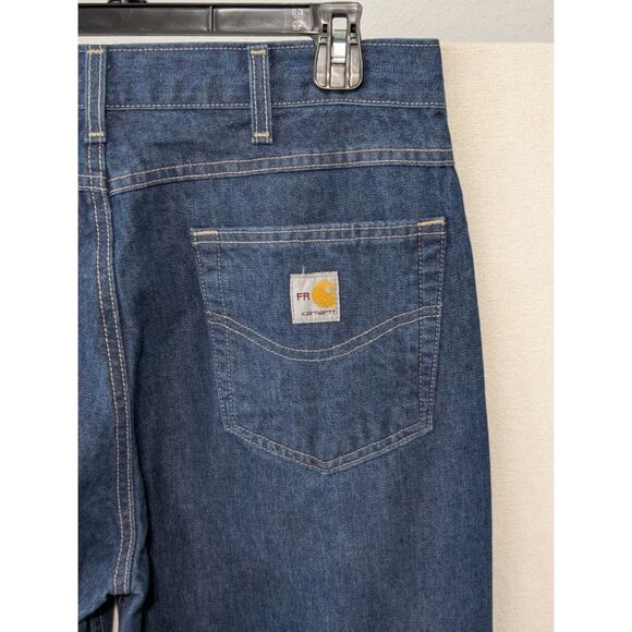 Carhartt FR Flame Resistant Relaxed Fit Jeans Blue Men's Size 34x32 NWT - Picture 8 of 16